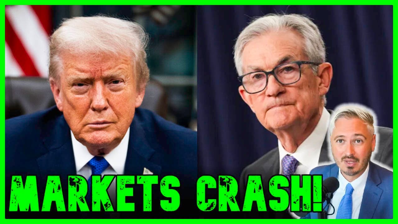 ‘HOLY SH*T’: Markets TANK As Trump Opens CRIMINAL INVESTIGATION Into Fed Chair Jerome Powell