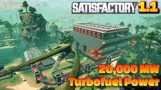 Celebrity 20,000 MW Only 1 NORMAL Oil Node - Turbofuel Power - New Satisfactory 1.1 Playthrough Profile