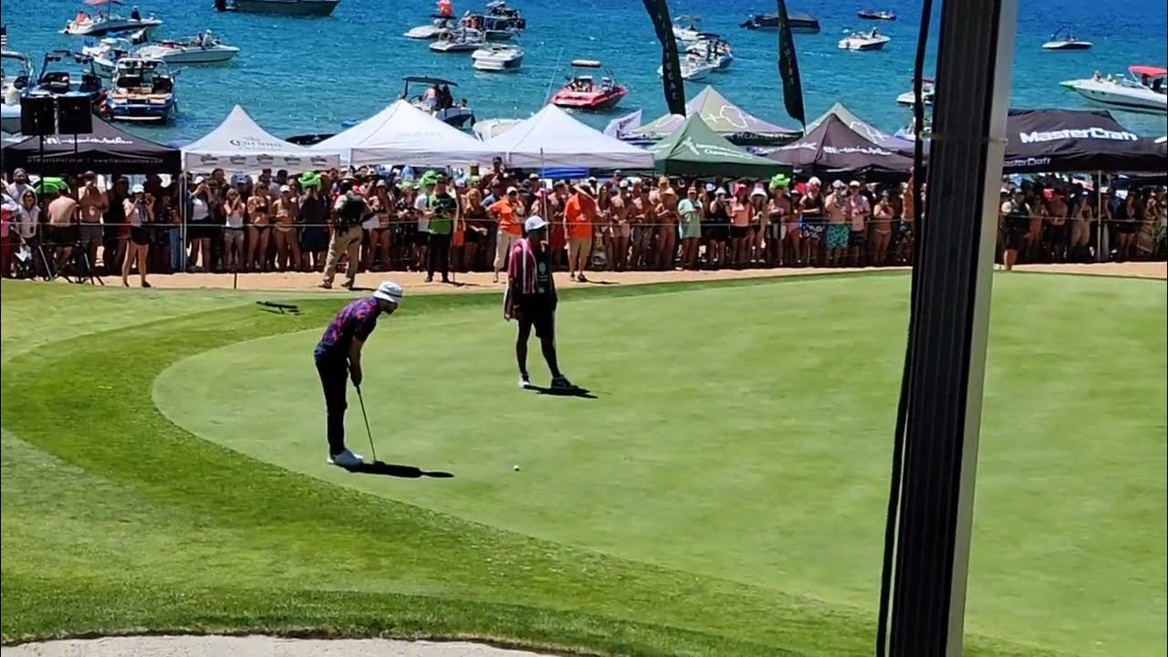 Justin Timberlake, Aaron Rodgers, and Steph Curry at the Lake Tahoe