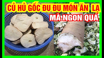 Món Độc Lạ Bình... Định: Gốc Đu Đủ Kho Cá, Thịt - Củ Hủ Đu Đủ Rất Nhiều Món Ngon