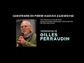 Intervention de G. Perraudin au colloque « Construire en pierre Massive aujourd’hui »