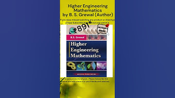 || Higher Engineering Mathematics by B. S. Grewal (Author) || Secret Mrs. || #shorts