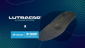 LutraCAD X BASF Forward AM - Workflow Multidensity Lattice Insoles for MJF TPU