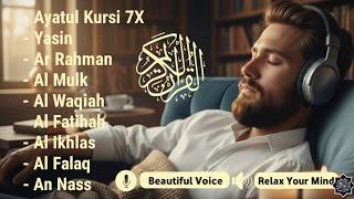 Download lagu Quran recitation in a peaceful voice I Alfatiha, ayat alKursi, yasin, alwaqiah, arrahman | Alaa aqel