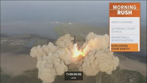 SpaceX Starship rocket explodes after launch