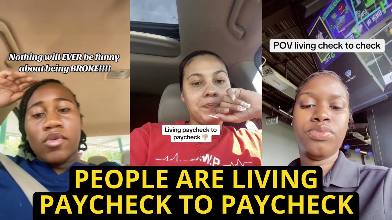Living Paycheck To Paycheck Is Draining | TikTok Reacts To Cost Of Living