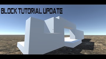 [Unity3d]Updated Block Tutorial