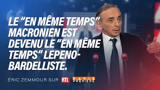 Eric Zemmour sur RTL : Le duel Macron - Le Pen est une pièce de théâtre