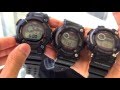 Gshock frogman gwf1000  gwfd1000  first look  comparison