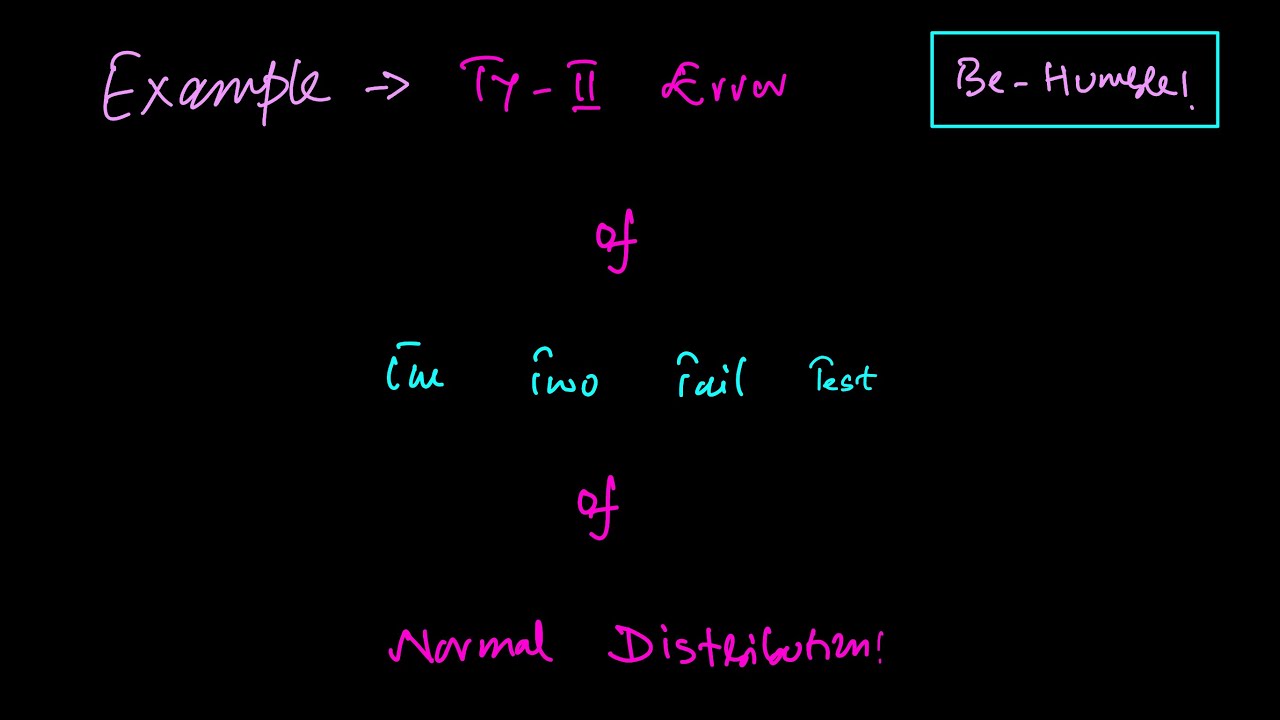 Test Dist A2 Maths S2: TYPE II ERRORS IN A TWO TAIL TEST OF CONTINUOUS DIST ...