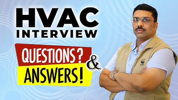 HVAC Interview Questions and Answers 2024