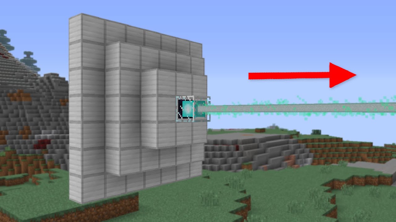 A Sideways Beacon In Minecraft Youtube