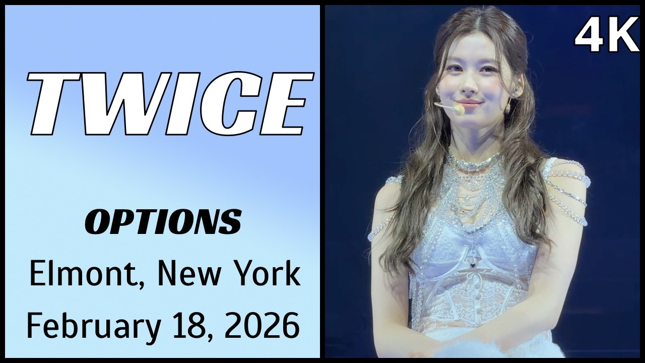 260218 트와이스 TWICE 사나 Sana Fancam - OPTIONS live @ UBS Arena