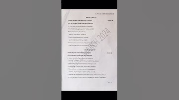 BA 1st sem History ds 1 question paper Rcub 2024.