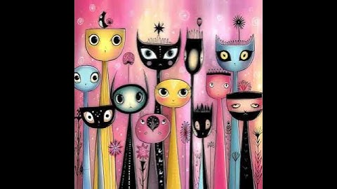 Get Midjourney Prompts, Art Styles & Tutorials on My Patreon #cat #cats #characters #animation #art