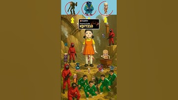 Find odd Squid Game #김프로 #유백합 #squidgame3