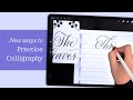 A New Way to Practice Calligraphy! Reference Window in Procreate 5X