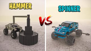 Monster HAMMER vs Monster SPINNER | Teardown