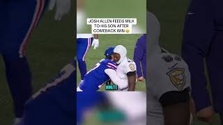 Josh ALLEN IS LAMARS DADDY 😭💔 #nfl #goofynfl #nflfootball #cfb #collegefootball #viral