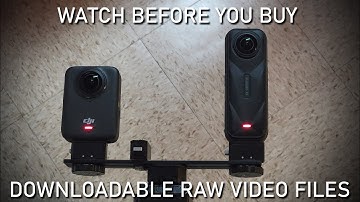 DJI Osmo 360 vs Insta360 X5 - NOT SPONSORED - Dynamic Range Test Review - Downloable RAW Video Files