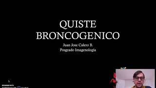 Quiste Broncogenico