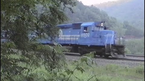 Conrail and Amtrak at Horseshoe Curve in 1994