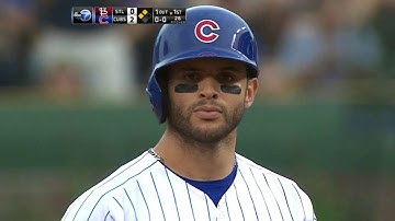 STL@CHC: La Stella slices RBI double to left field