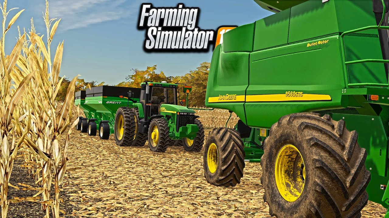 JOHN DEERE 9620 RX, Farming Simulator 20 GA Gameplay Fs20, Timelapse