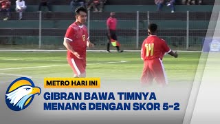 Wapres Gibran Bawa Timnya Menang Dengan Skor 5-2 - [Newline]