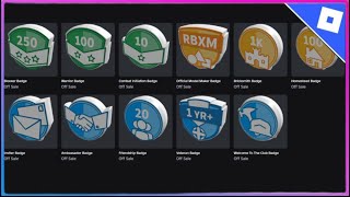 [FREE ITEMS] How To Get ALL 11 CLASSIC BADGE ACCESSORIES | ROBLOX ^^