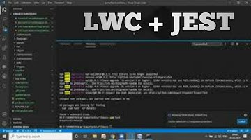 LWC Jest setup with demo in less than 30 minutes!!!!!!!!!