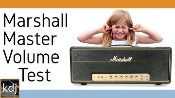 Marshall Master Volume Mod Test / Comparison