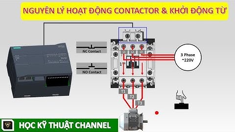 Nguyên Lý Hoạt Động Của Contactor & Khởi Động Từ || Contactor Working Principle