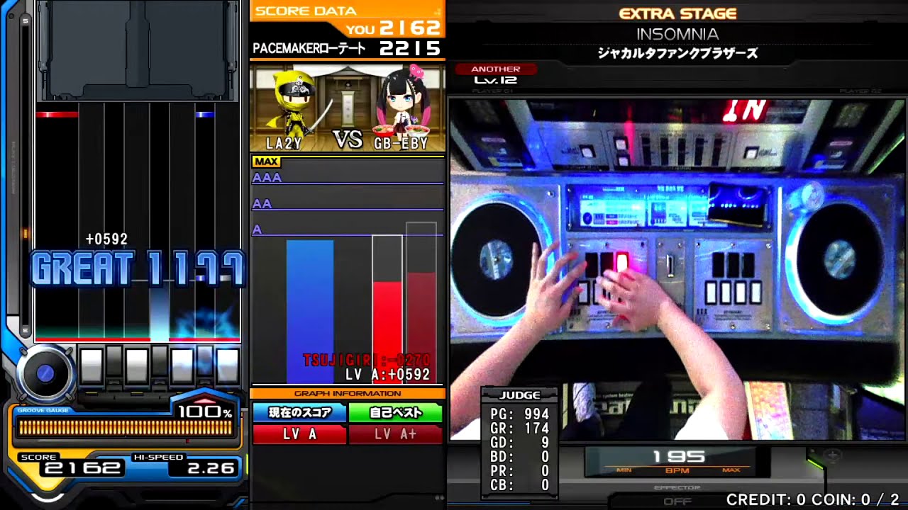 [Beatmania IIDX 28 BISTROVER] INSOMNIA SPA FULL COMBO BP0