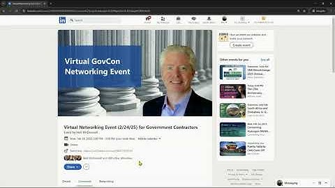 How to invite someone to a LinkedIn event