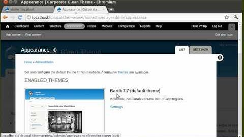 Change the theme of a Drupal 7 website