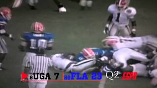 1992 #22 Florida Gators vs. #6 Georgia Bulldogs