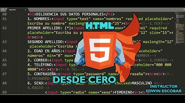 ✅Curso HTML5 desde cero y paso a paso - 😎COMPLETO😎