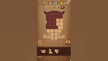 Owl 🦉2 Wood block puzzle🧩 brain test #wordpuzzle #gamepuzzle #mobilegame