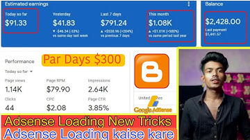 Adsense Loading Kaise Kare 2024 | How To Make Adsense Loading | High Cpc Keywords | New method Trick