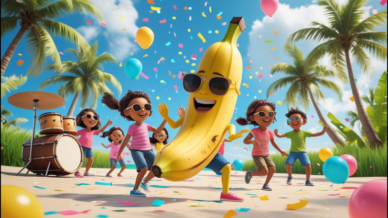 The BANANA DANCE SONG | FUN and Energetic DANCE for KIDS - YouTube