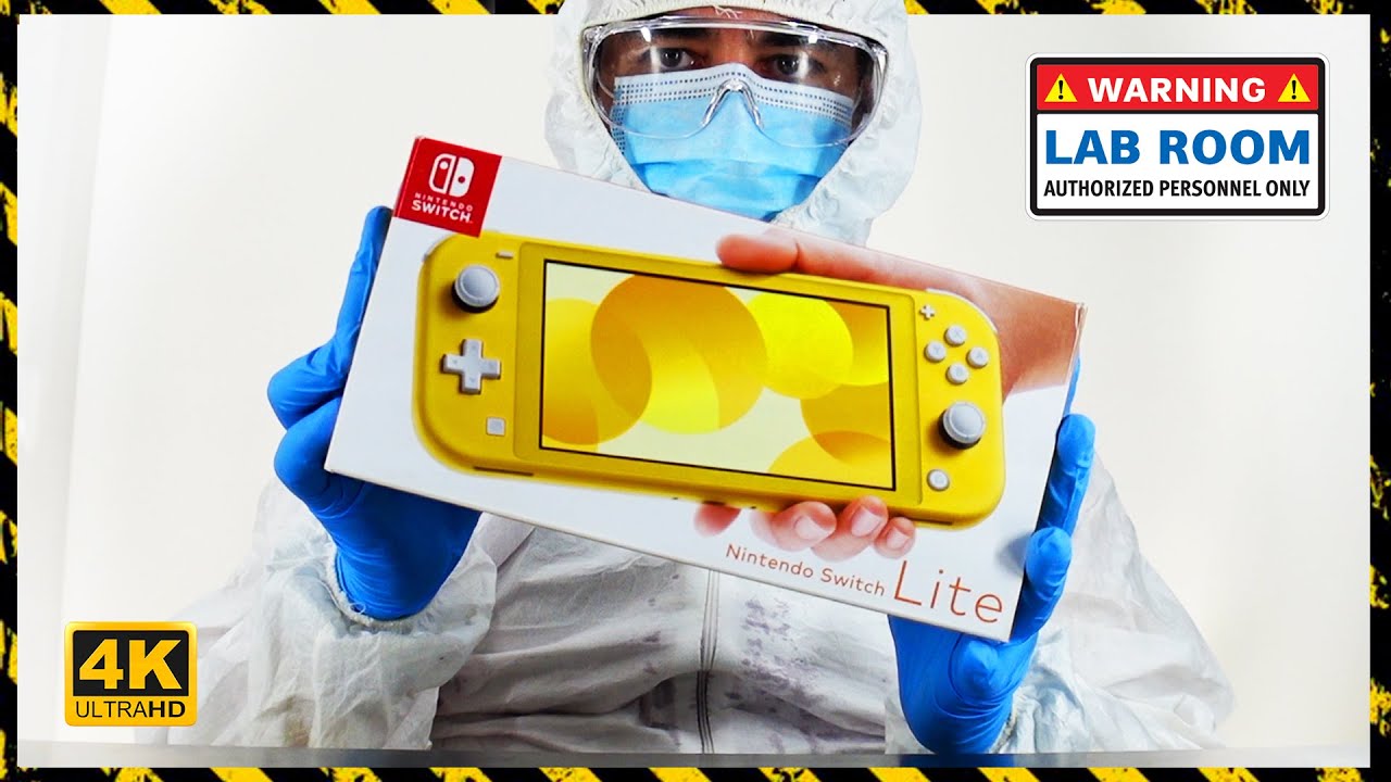 Nintendo Switch lite Console Unboxing ASMR + Gameplay - YouTube