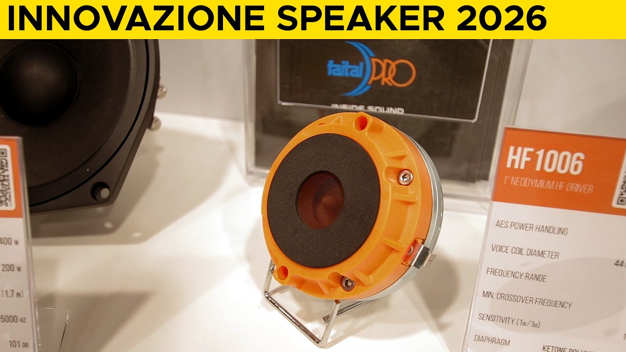 IL MONDO NON É PRONTO PER QUESTI NUOVI SPEAKER
