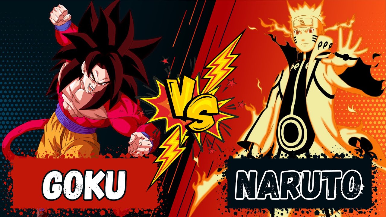 Goku SSJ4 vs Naruto Baryon Mode The Ultimate Clash of Titans! YouTube