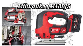 Jigsaw Milwaukee M18BJS Disassembly, Repair, Fix