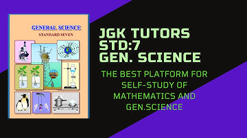 Std 7 Gen.Science Chapter 10 Disaster Management (Part 1)