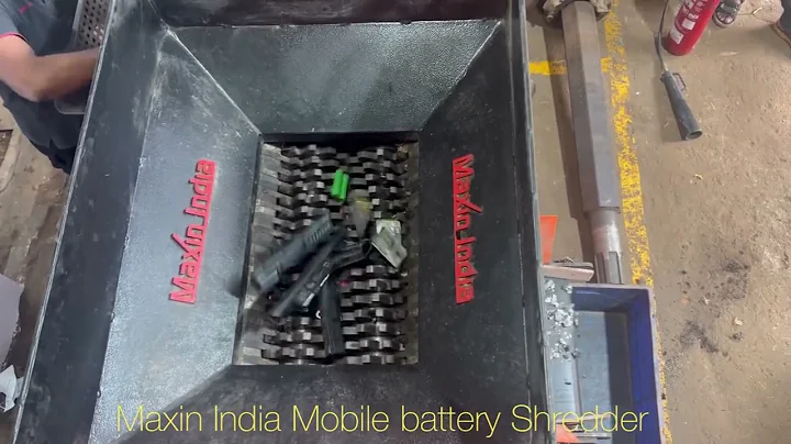 Mobile battery Shredder, Mobile Batteries Crusher, #LithiumbatteryShredder, #LaptopBatteryShredder