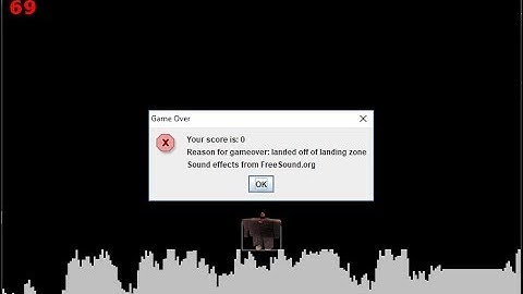 Lunar lander clone written in Java