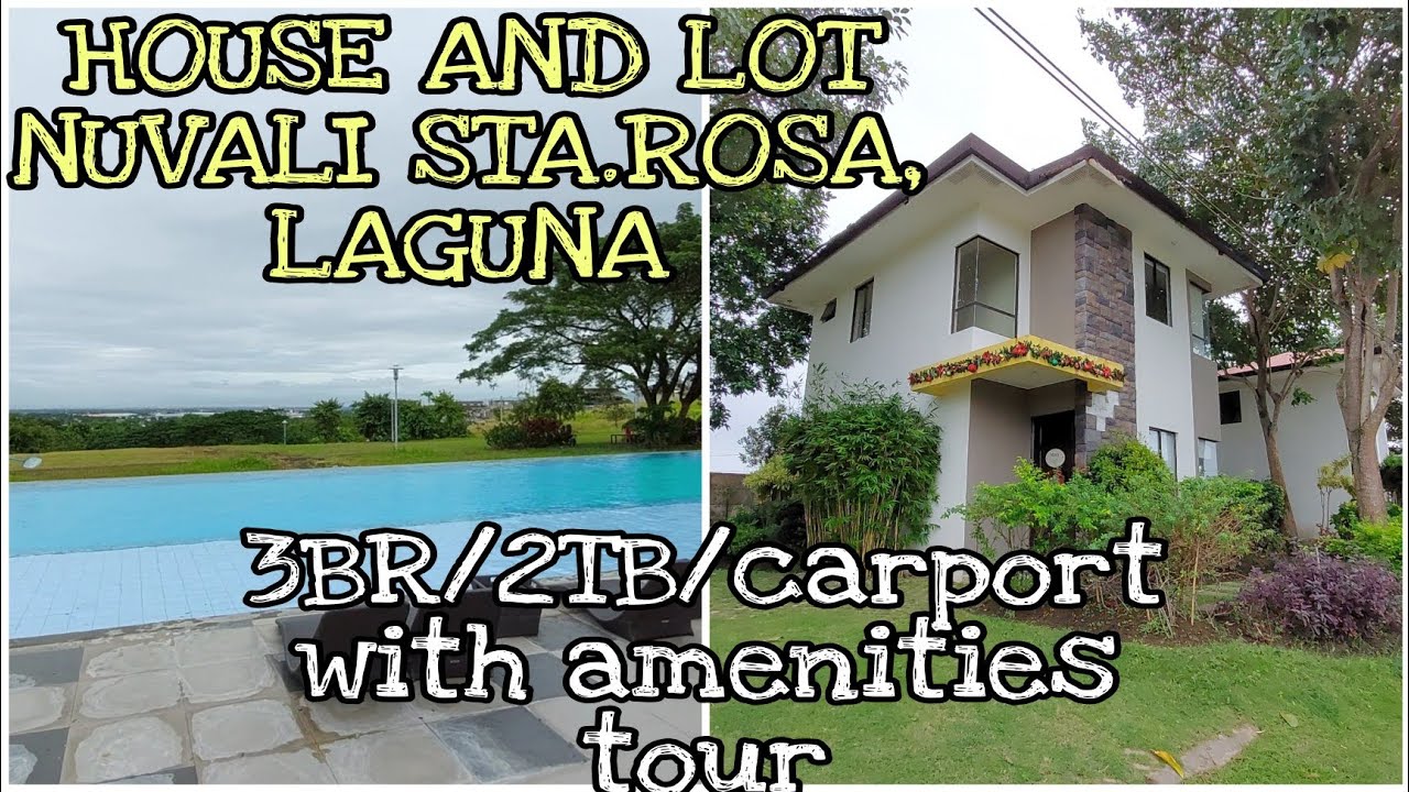 HOUSE AND LOT FOR SALE IN NUVALI STA. ROSA LAGUNA WITH AMENITIES TOUR