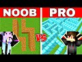 Noob vs pro giant maze build challenge